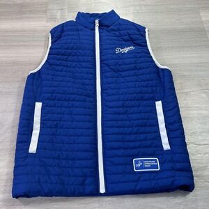 Los Angeles Dodgers Vest Mens Medium Blue SGA Baseball Puffer Healthcare Night